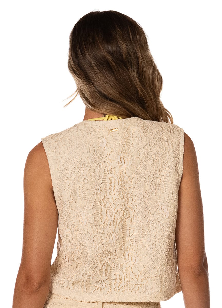 Maaji White Petal Key Vest - imagen 3