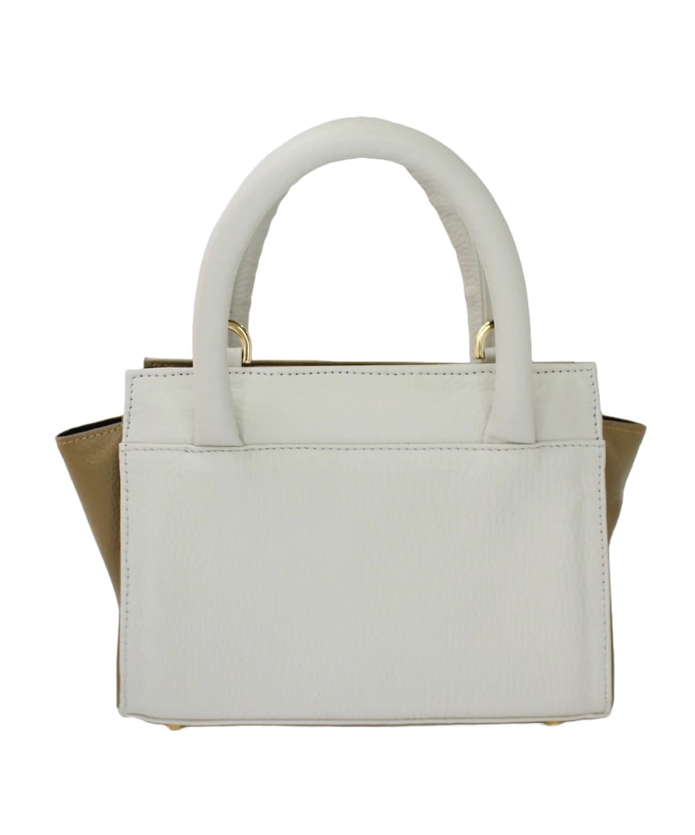 Bolso en cuero – MiniBag salted caramel - imagen 6