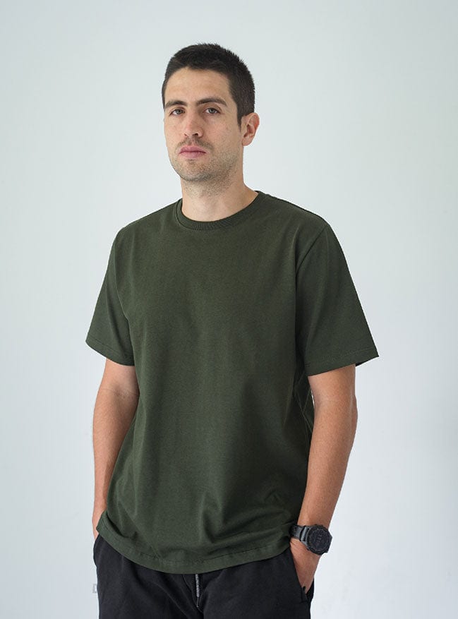 Camiseta Hombre Regular Fit - Militar - imagen 4