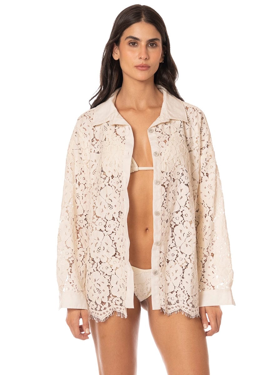 Maaji Lace Whisper Dreambound Long Shirt - imagen 1