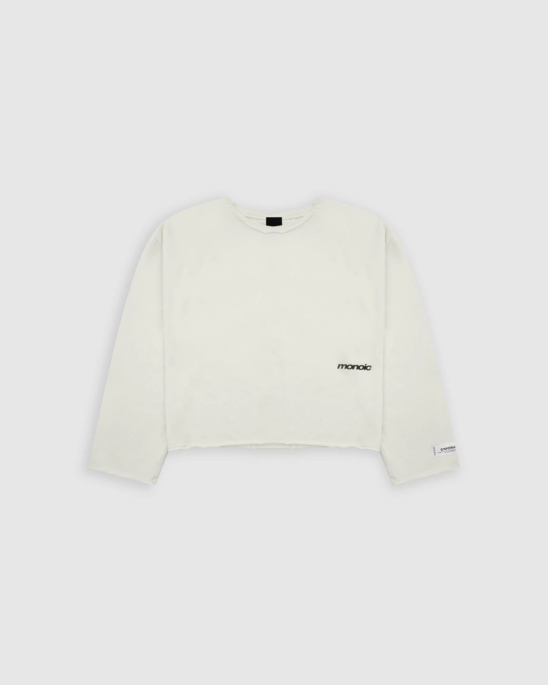 Long Sleeve Boxy T-Shirt – Off White - imagen 1