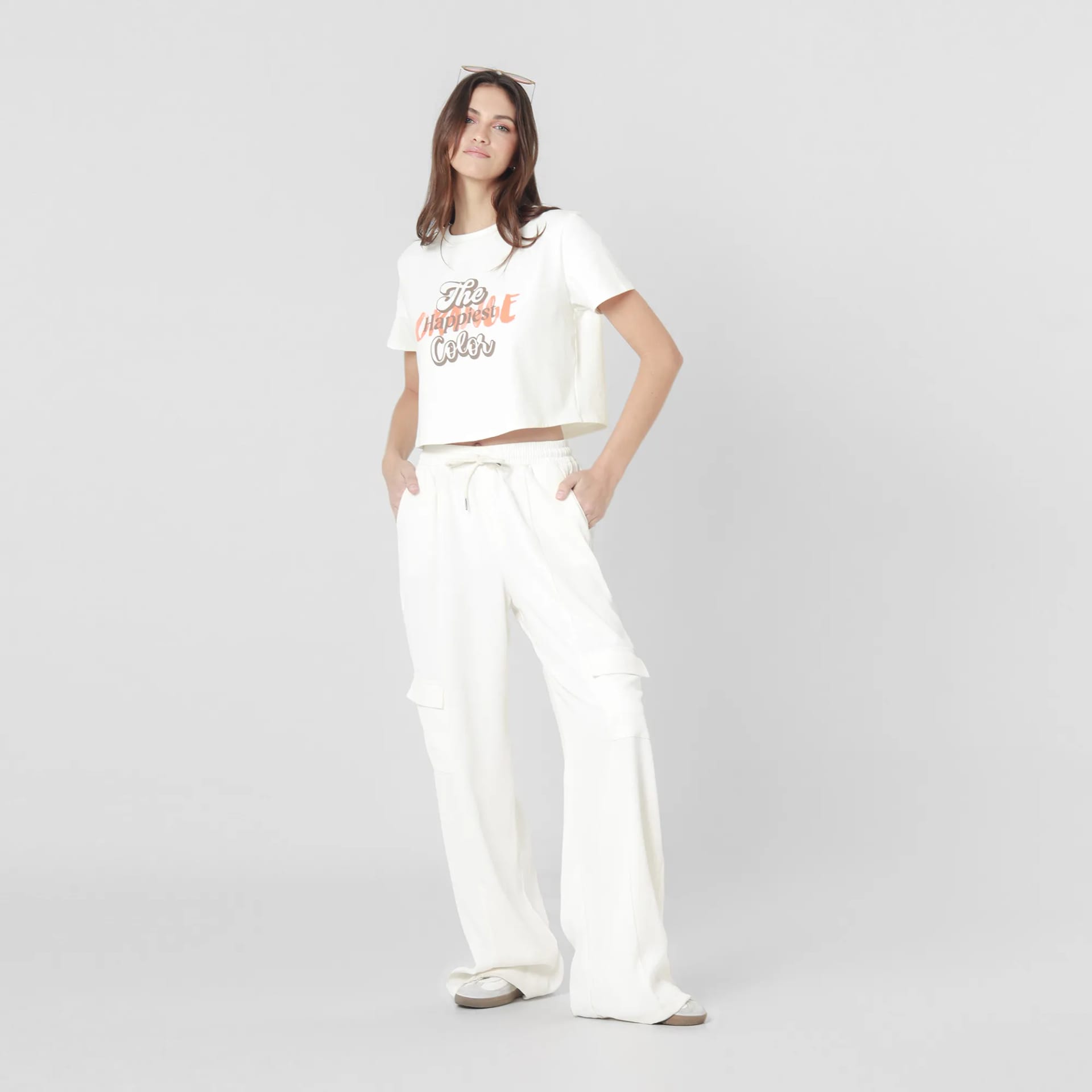 Pantalon Tiro Alto Bota Flare - imagen 1
