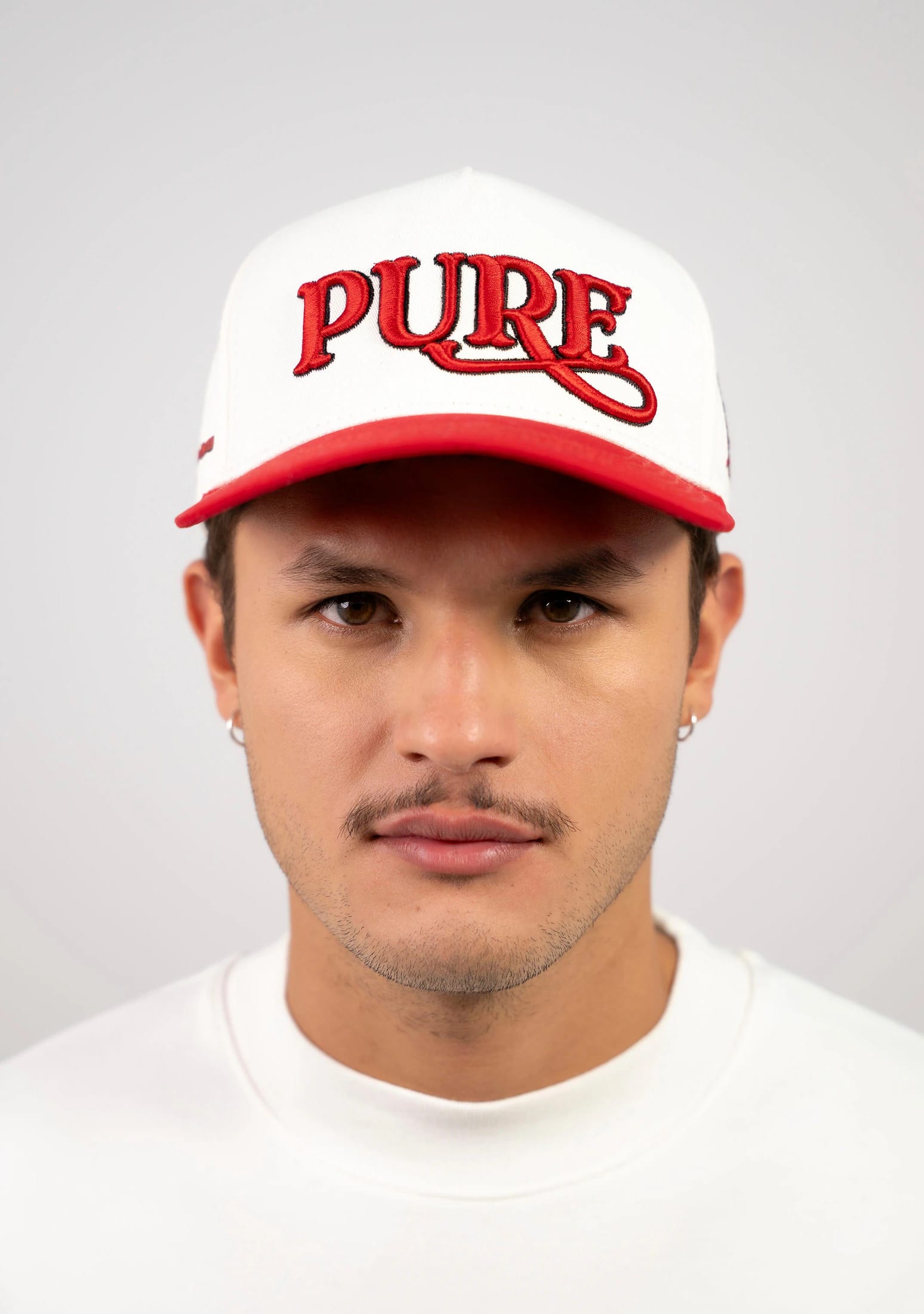 Before The West White and Red Trucker Cap - imagen 2
