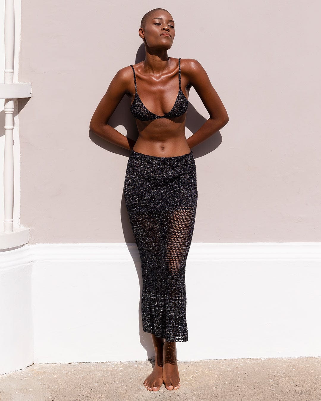 Crochet Skirt Ipapüle Black - imagen 2