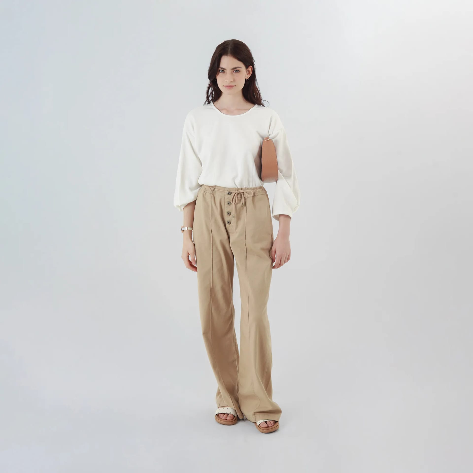 Pantalon Tiro Alto Bota Recta - imagen 1