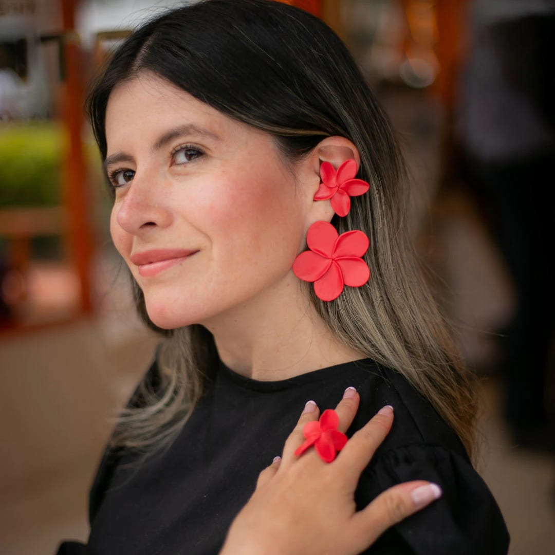 Aretes Flor de Primavera - imagen 3