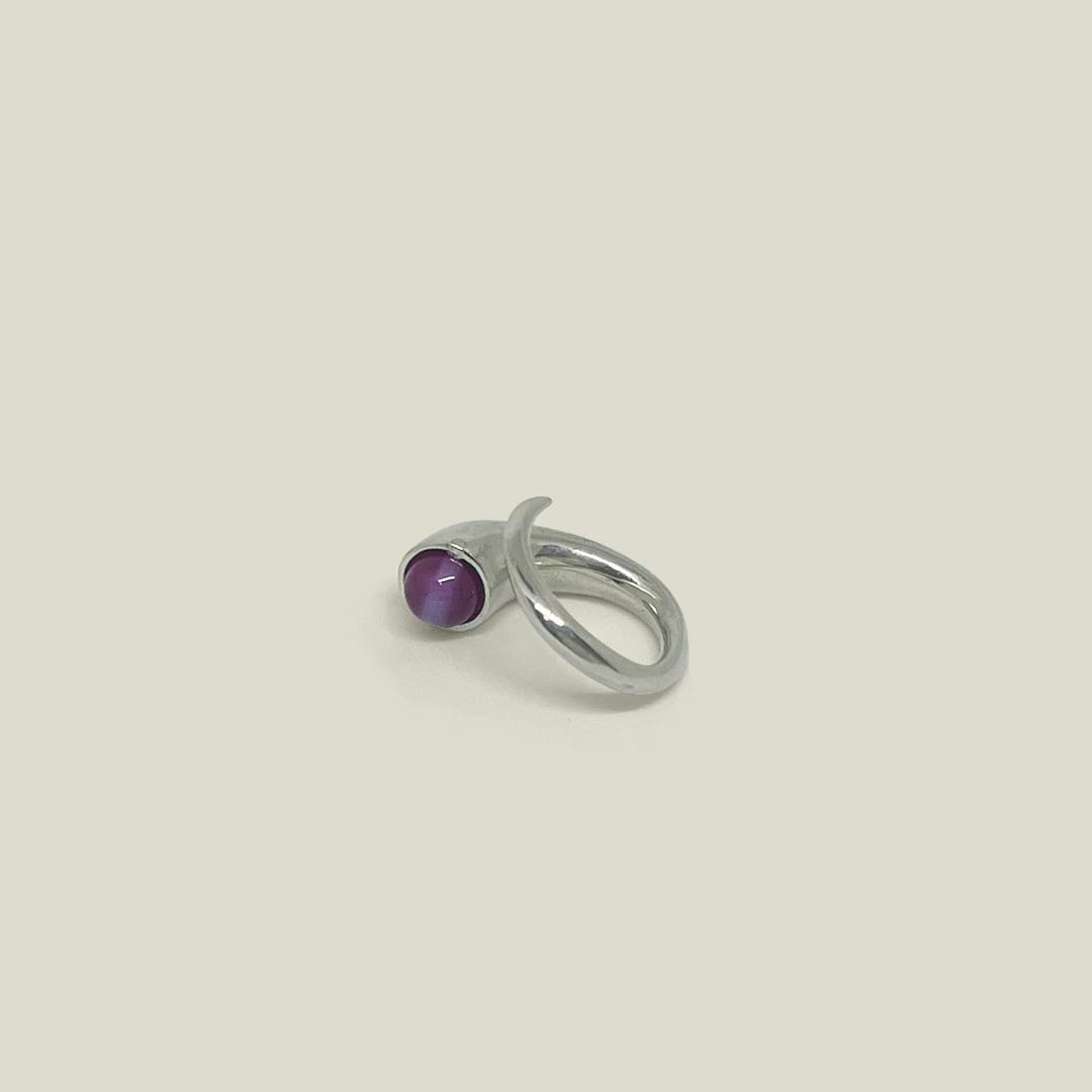 Mini Dum Pinky Ring Silver - imagen 8