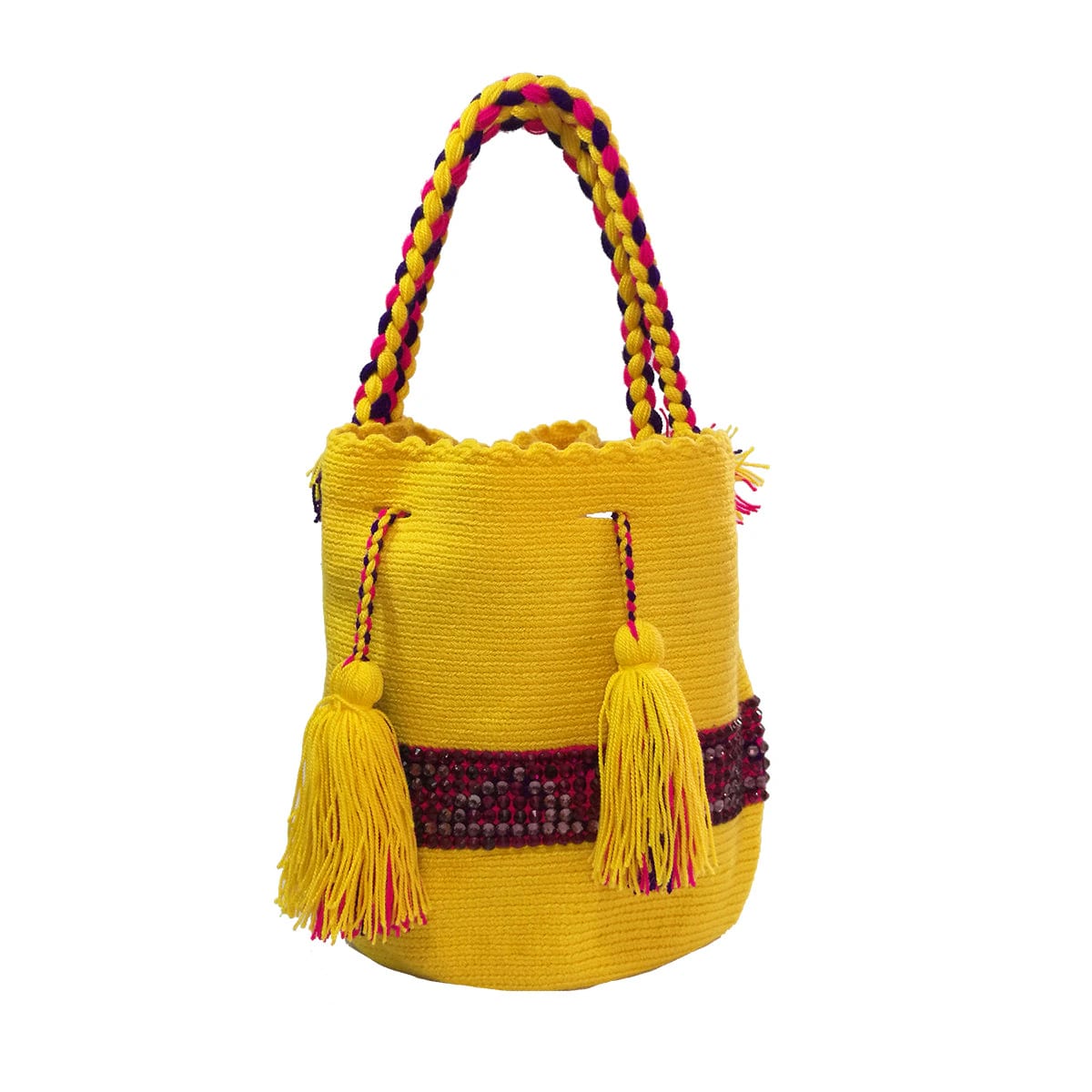 Apuna Mini Bag - Yellow Triangles - imagen 1
