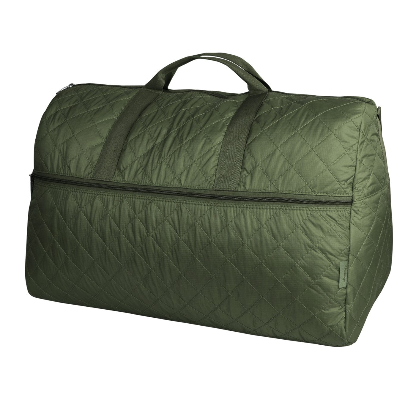 Maleta XL Plegable Puffer Verde Militar - imagen 1