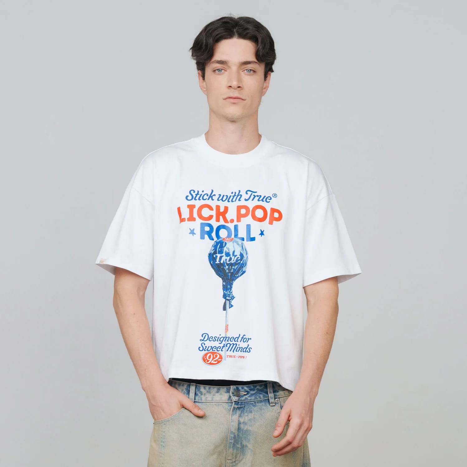 Lollipop Boxy Tee - White - imagen 12