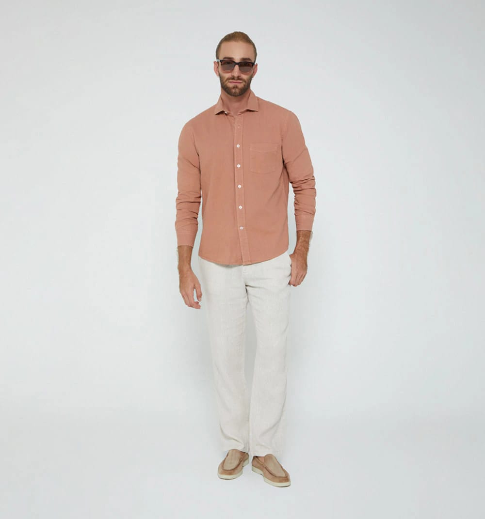 Camisa para hombre de lino - imagen 60