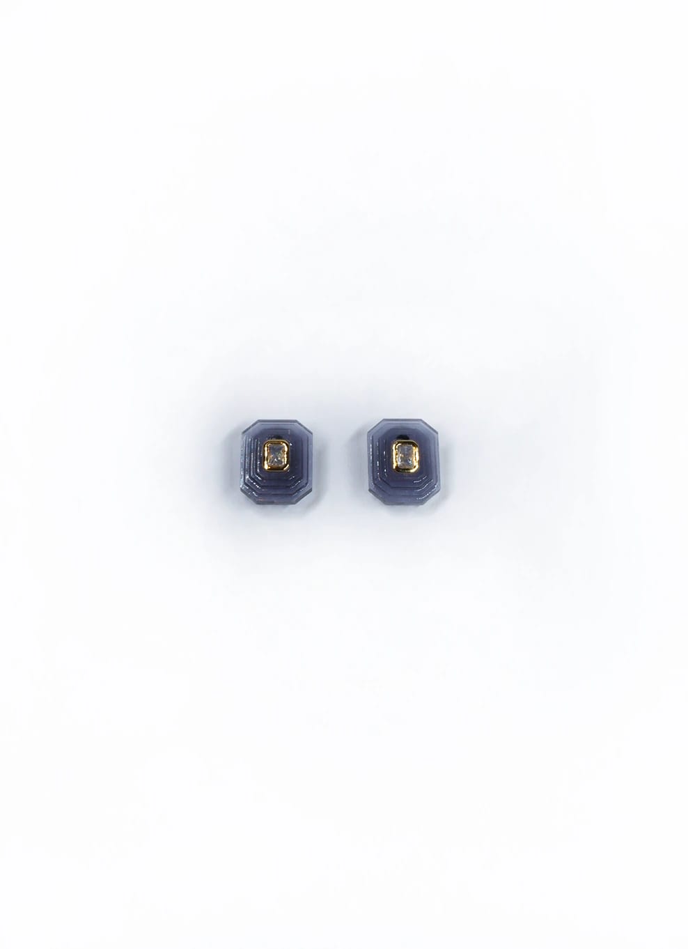 OTTAGONO S - SMOKY EARRINGS - imagen 2