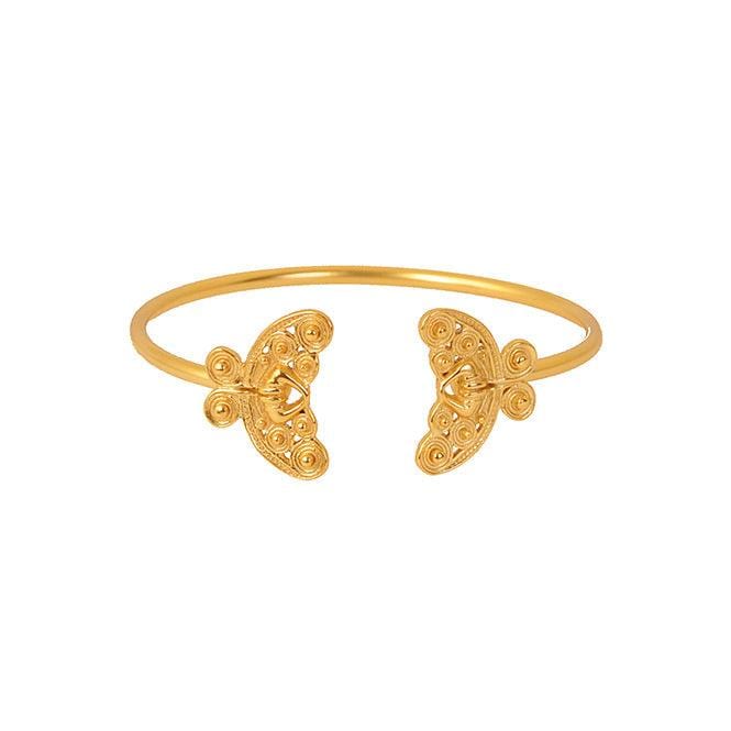 Pulsera de Aro Nariguera Mariposa Tairona - imagen 1