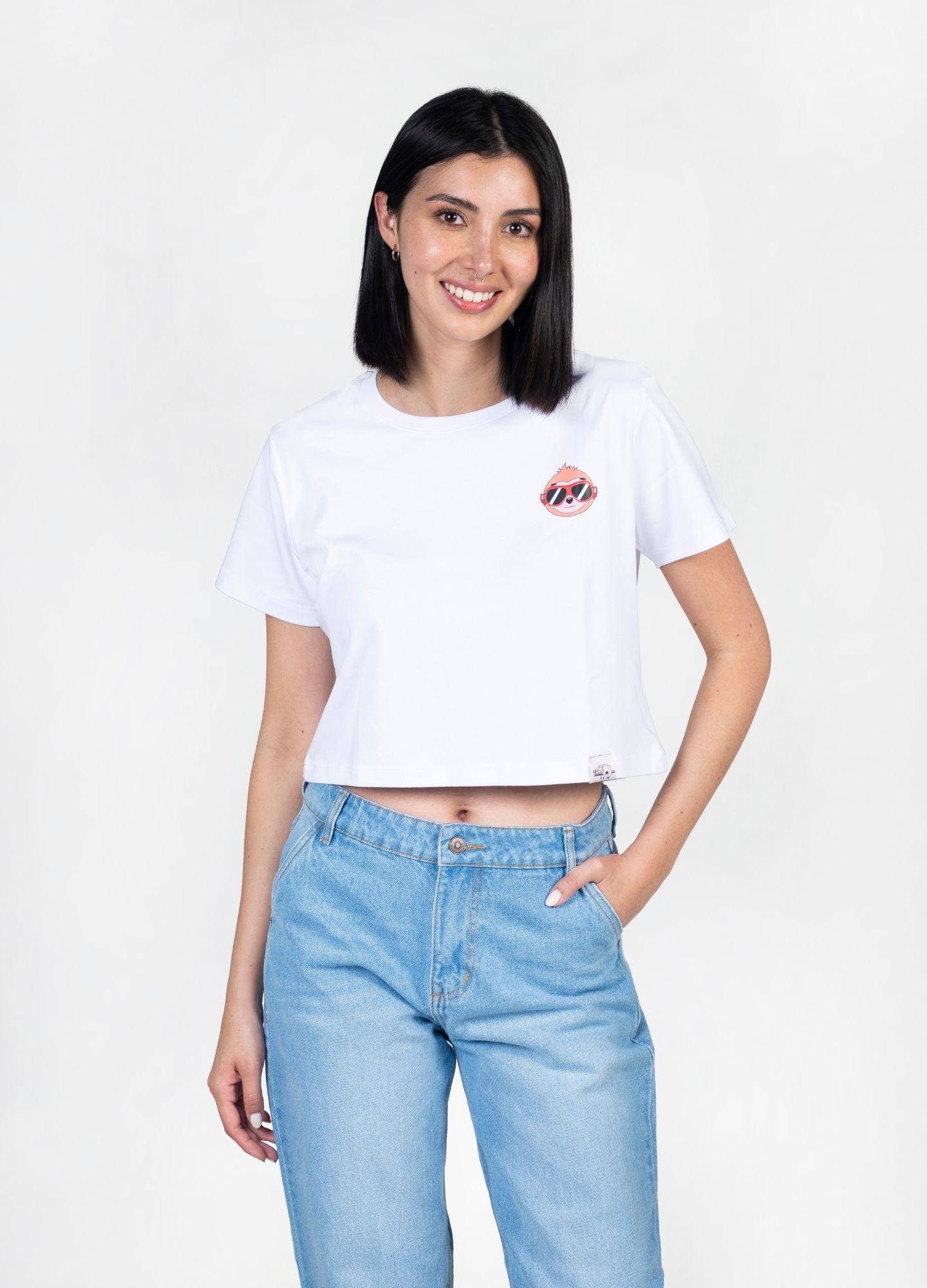 Road Trip Crop Top - Blanco - imagen 1