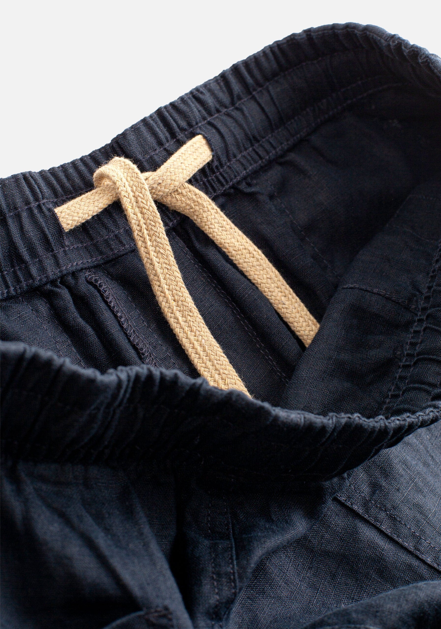 Pantalón H Hopkins Jogger Lino Azul Navy - imagen 4
