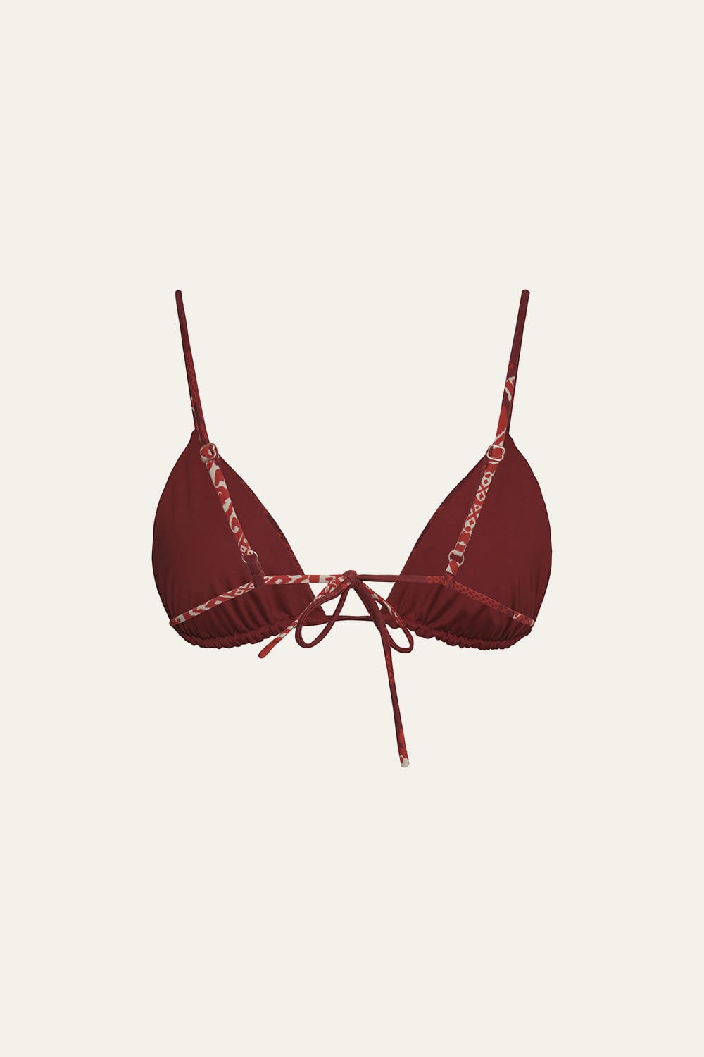 Wakama Bikini Top In Wine - imagen 2