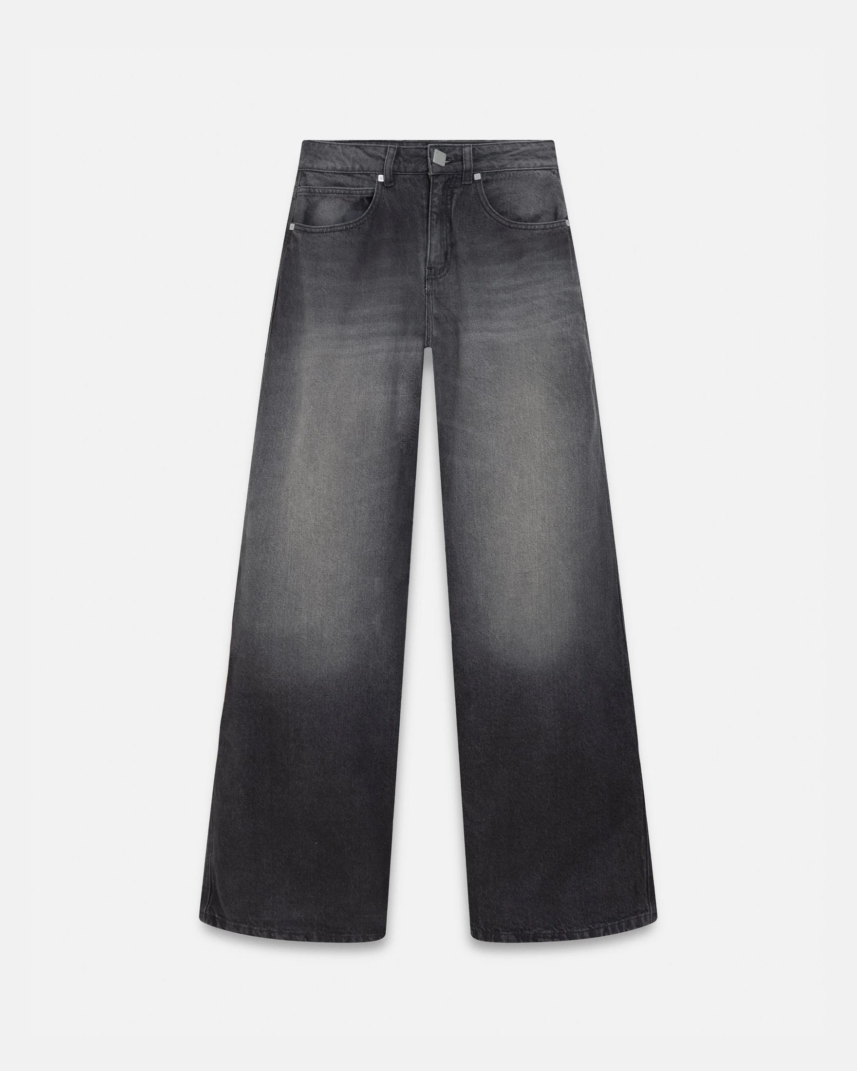 W Line Basic Wide Jeans Washed Black - imagen 3