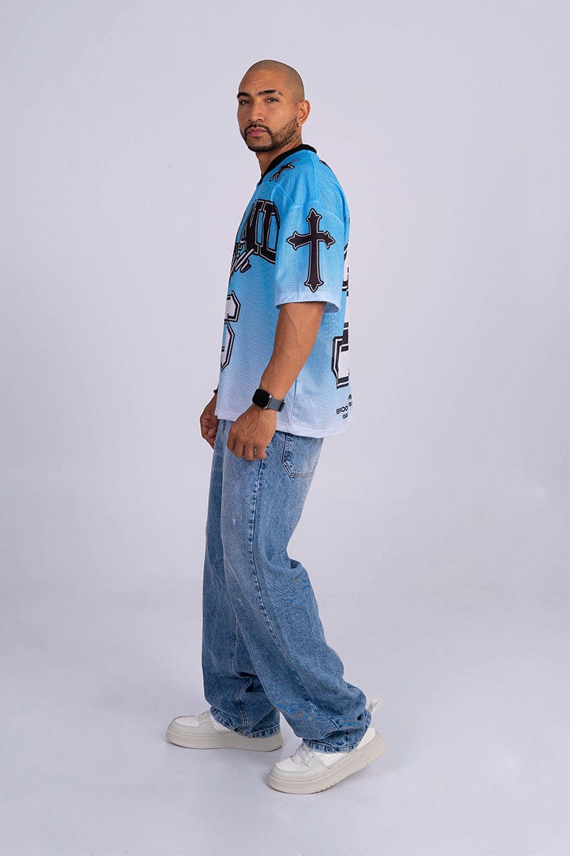 Camiseta oversize malla brand - imagen 3