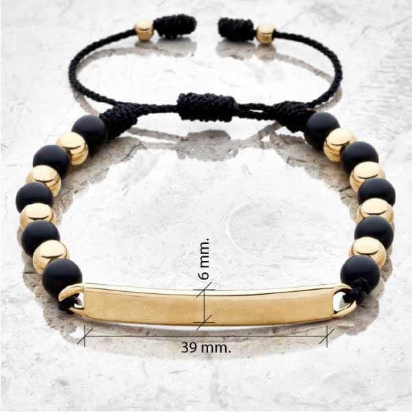 Pulsera Intercalada Placa - imagen 4