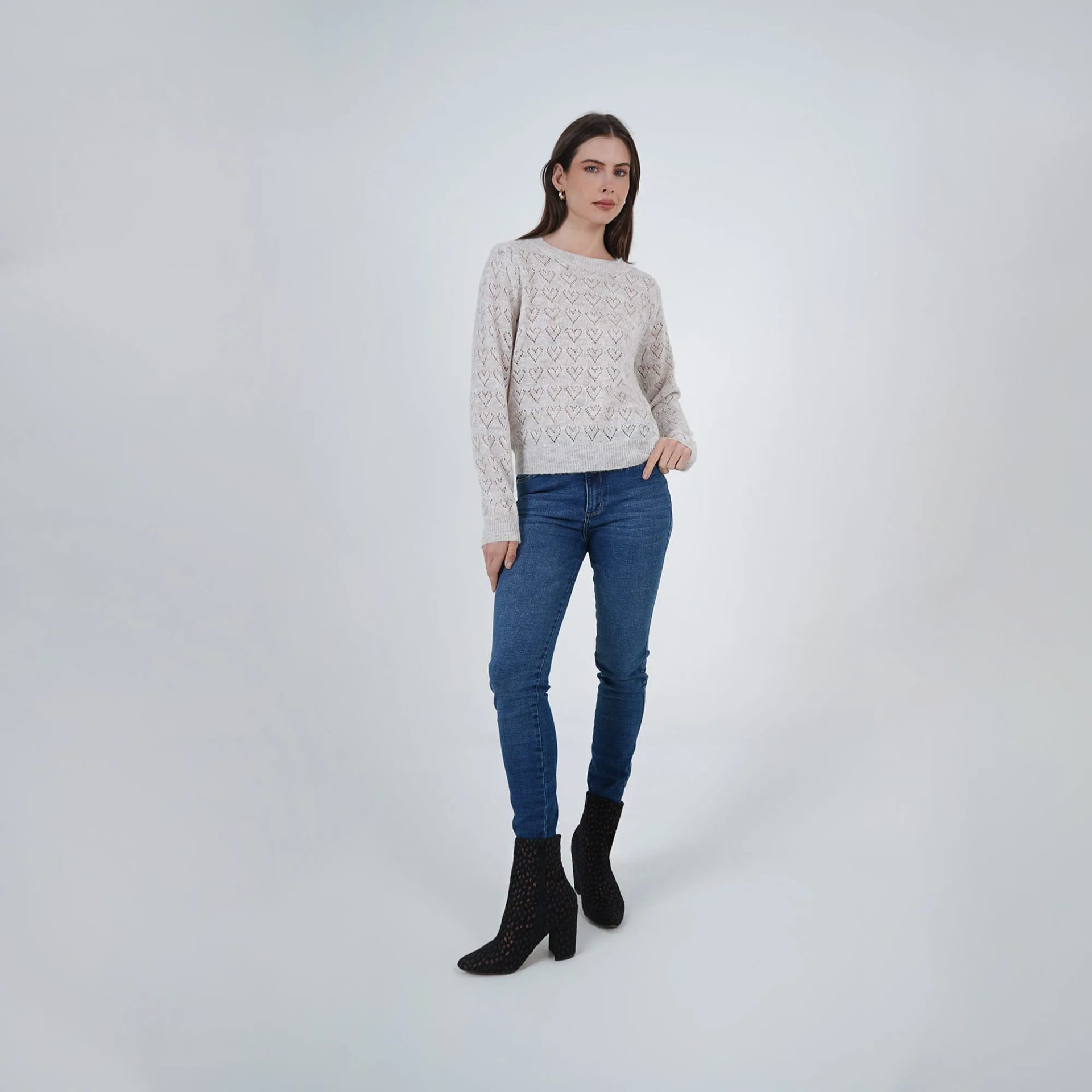 Sweater Cuello Redondo Manga Larga - imagen 10