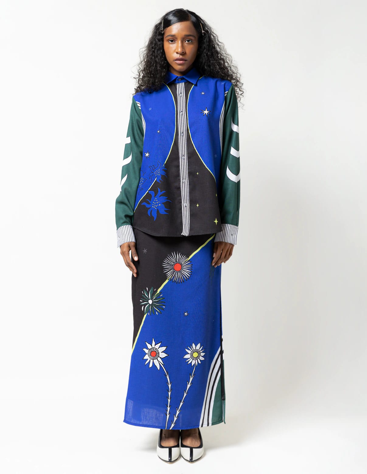 Maxi Falda / Cosmos y Flores - imagen 3
