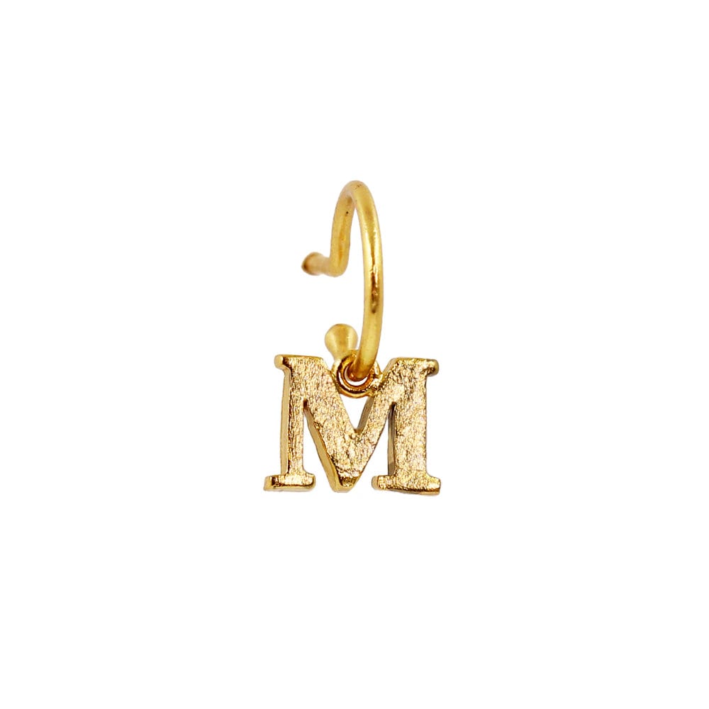 PreOrder Baby Hoops 9mm Letra Gold - imagen 10