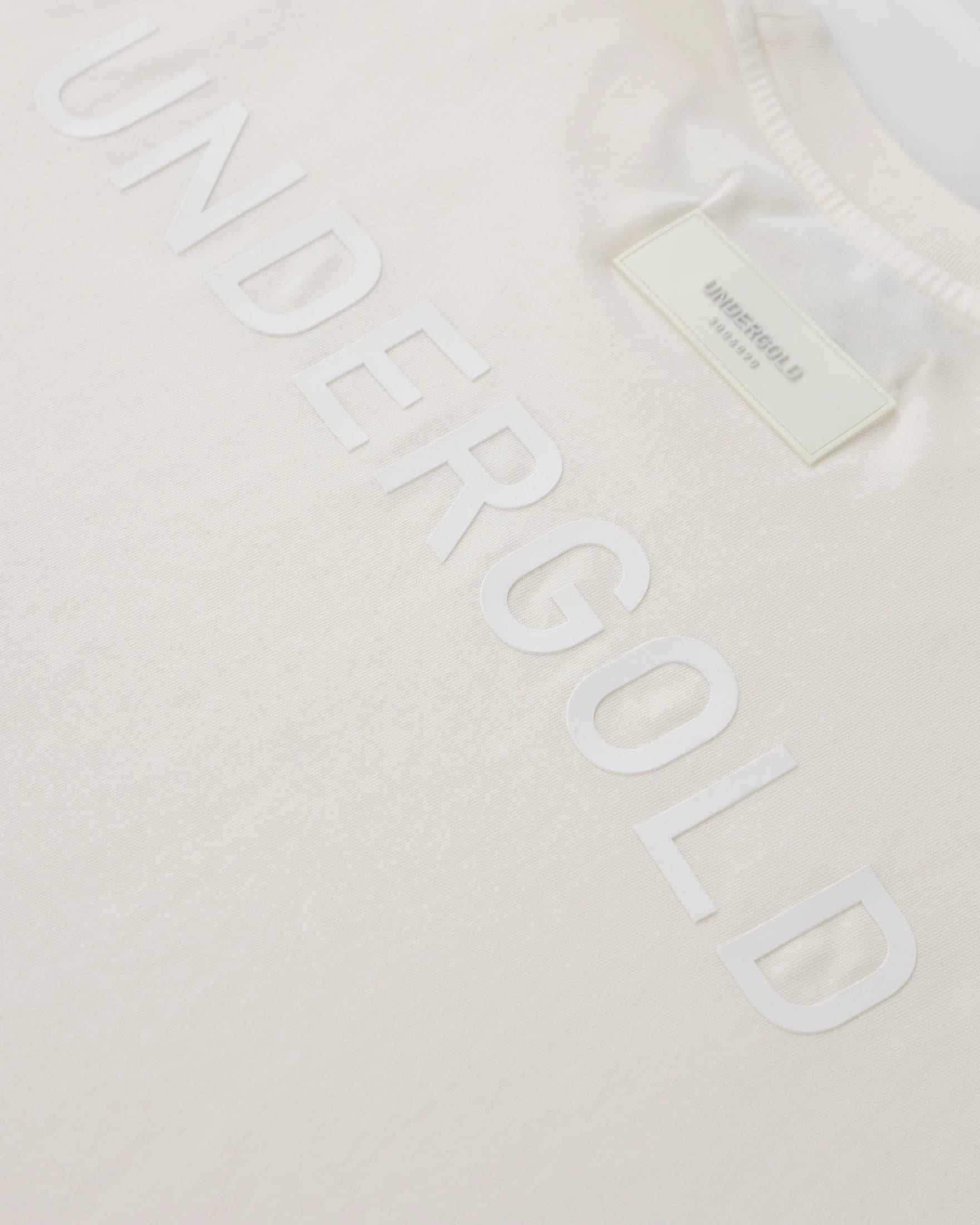 Line Logo Long Sleeve Boxy Fit Tshirt White - imagen 4