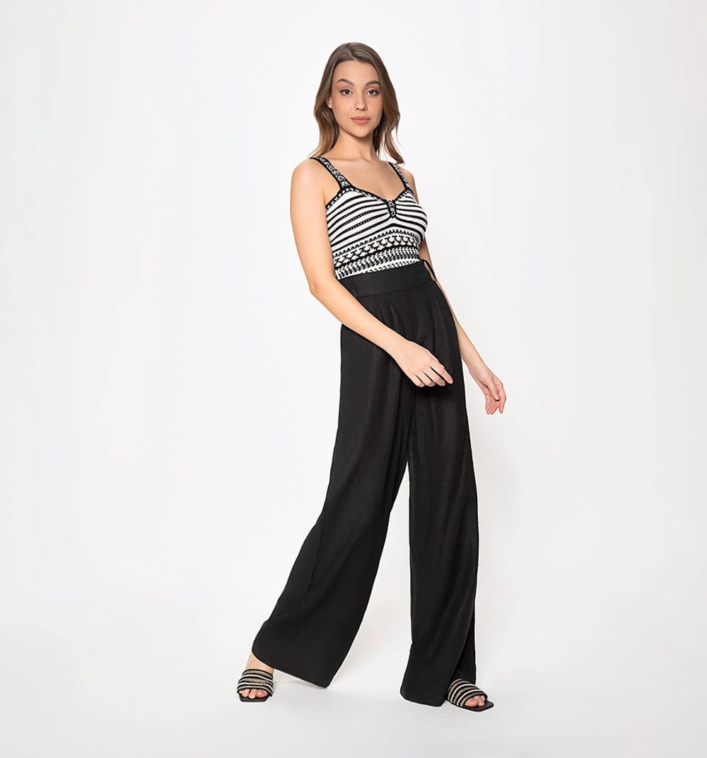 Blusa tejida a rayas - imagen 1