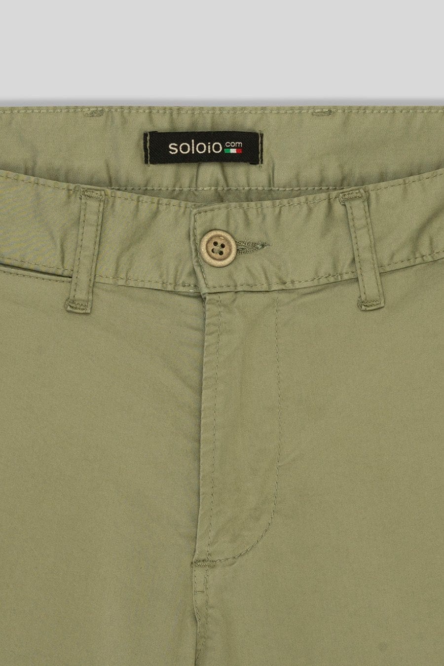 Men's cotton bermuda military green new siena - imagen 3