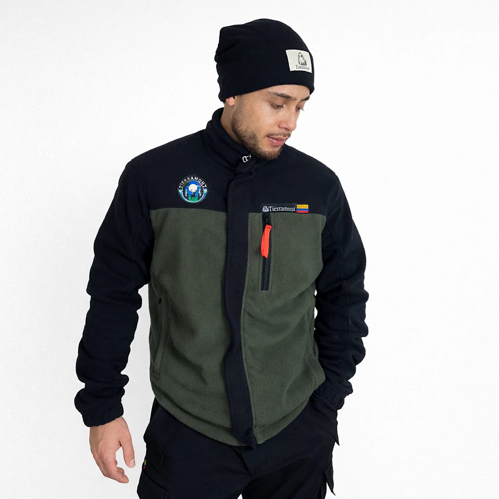 Buzo Térmico Bicolor Verde-Negro Hombre - imagen 2