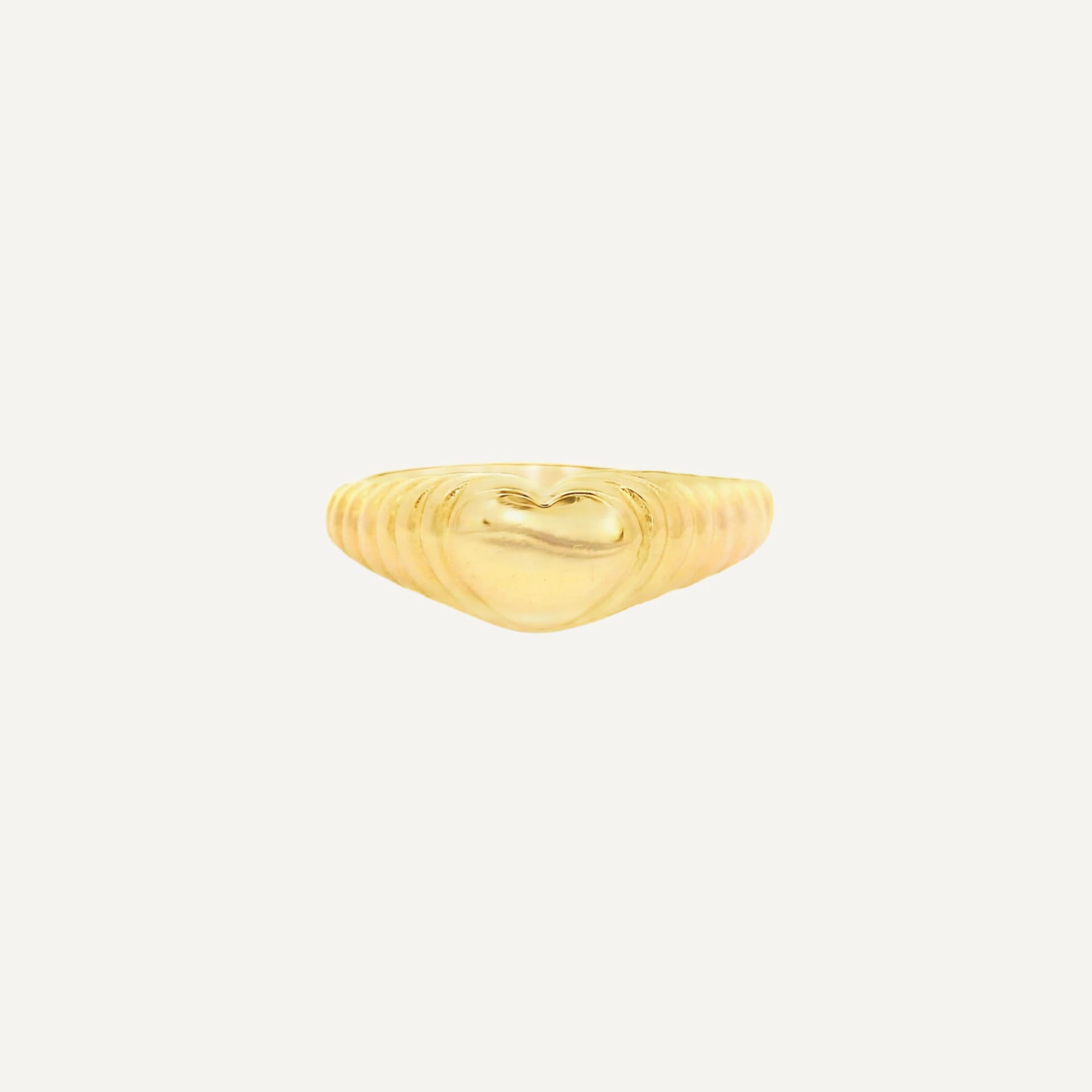 Anillo Signet Twisted Heart - imagen 1