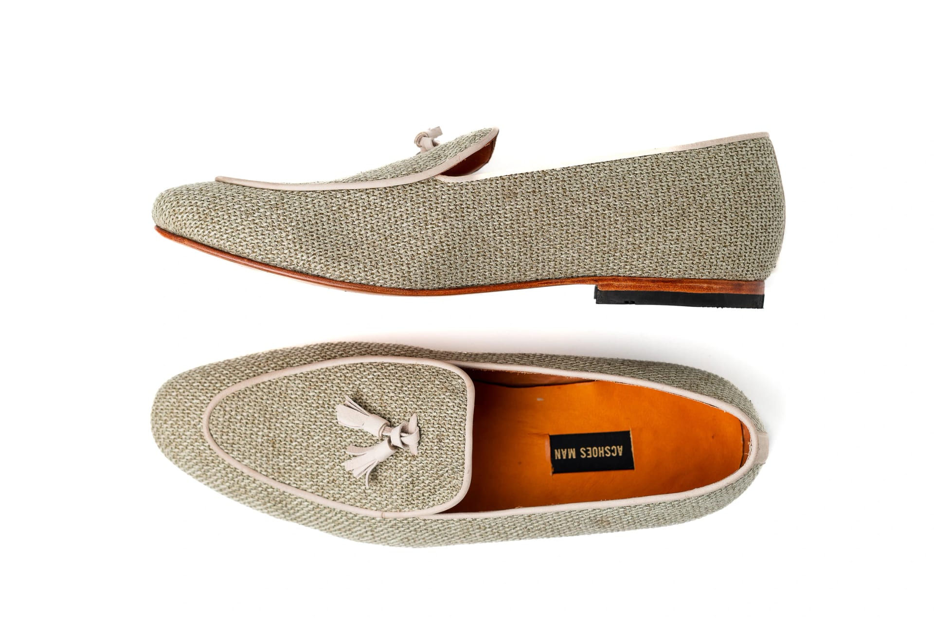 Loafers Rafia Verde Menta - imagen 2