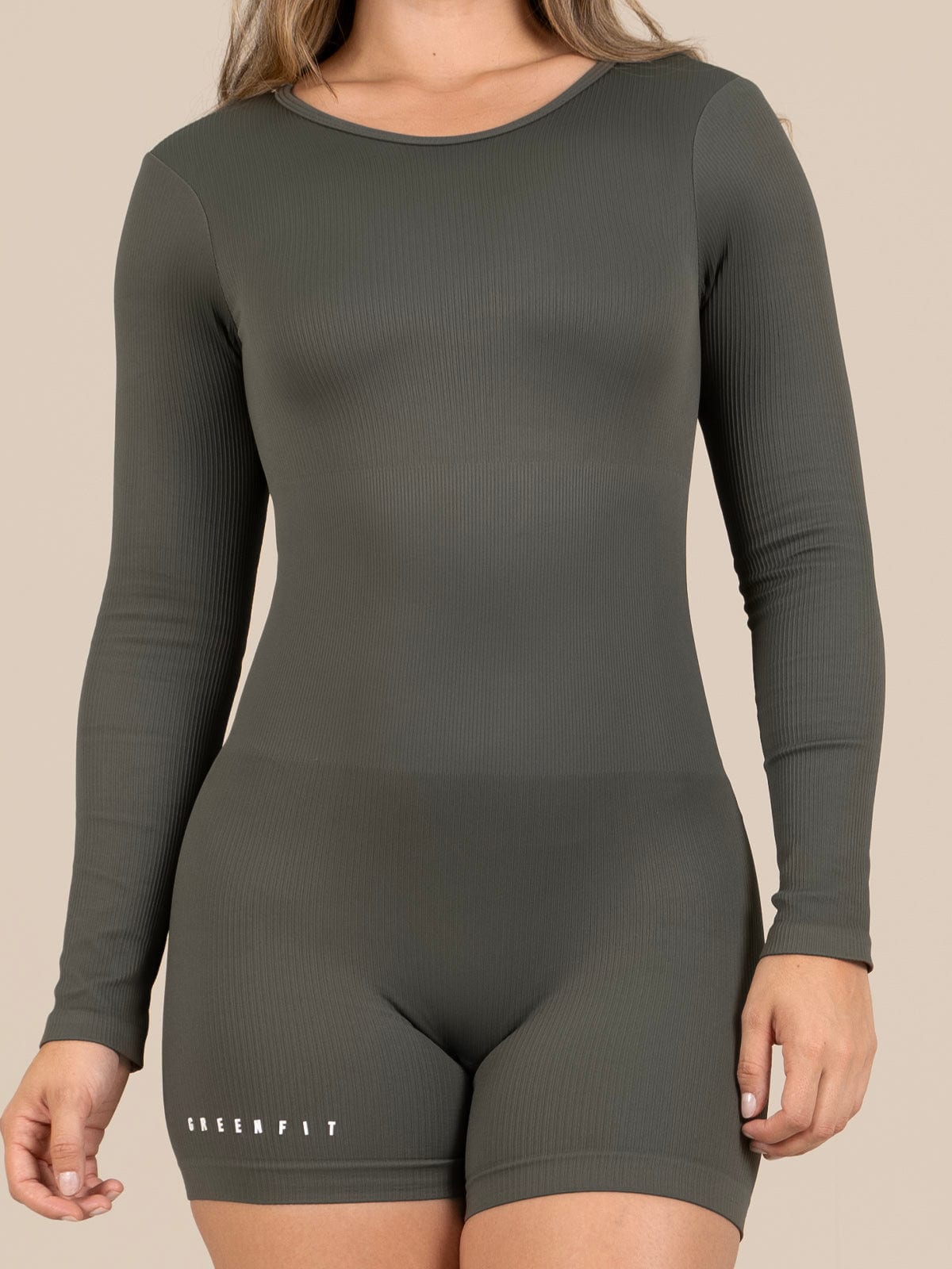 Soho enterizo corto seamless gris - imagen 5