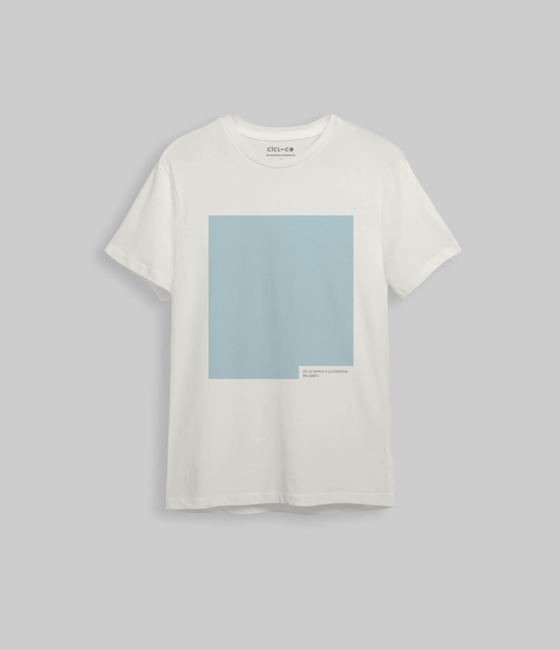 Camiseta cuadro azul claro - imagen 4