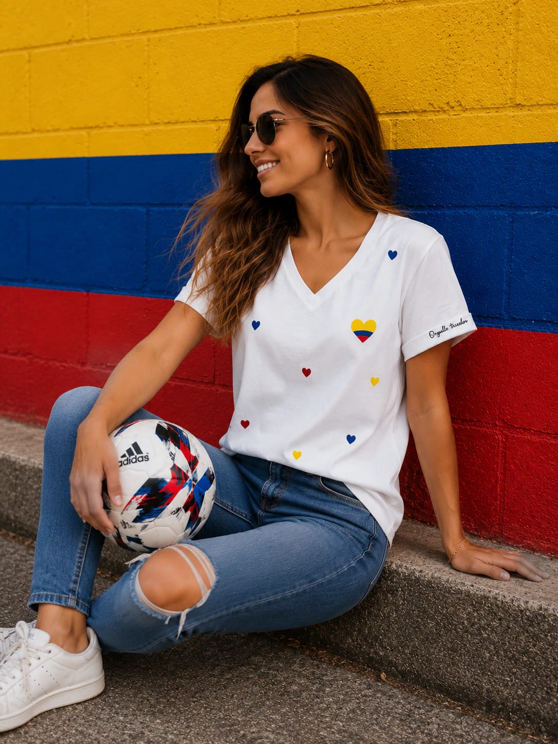 CAMISETA FIESTA TRICOLOR - imagen 2