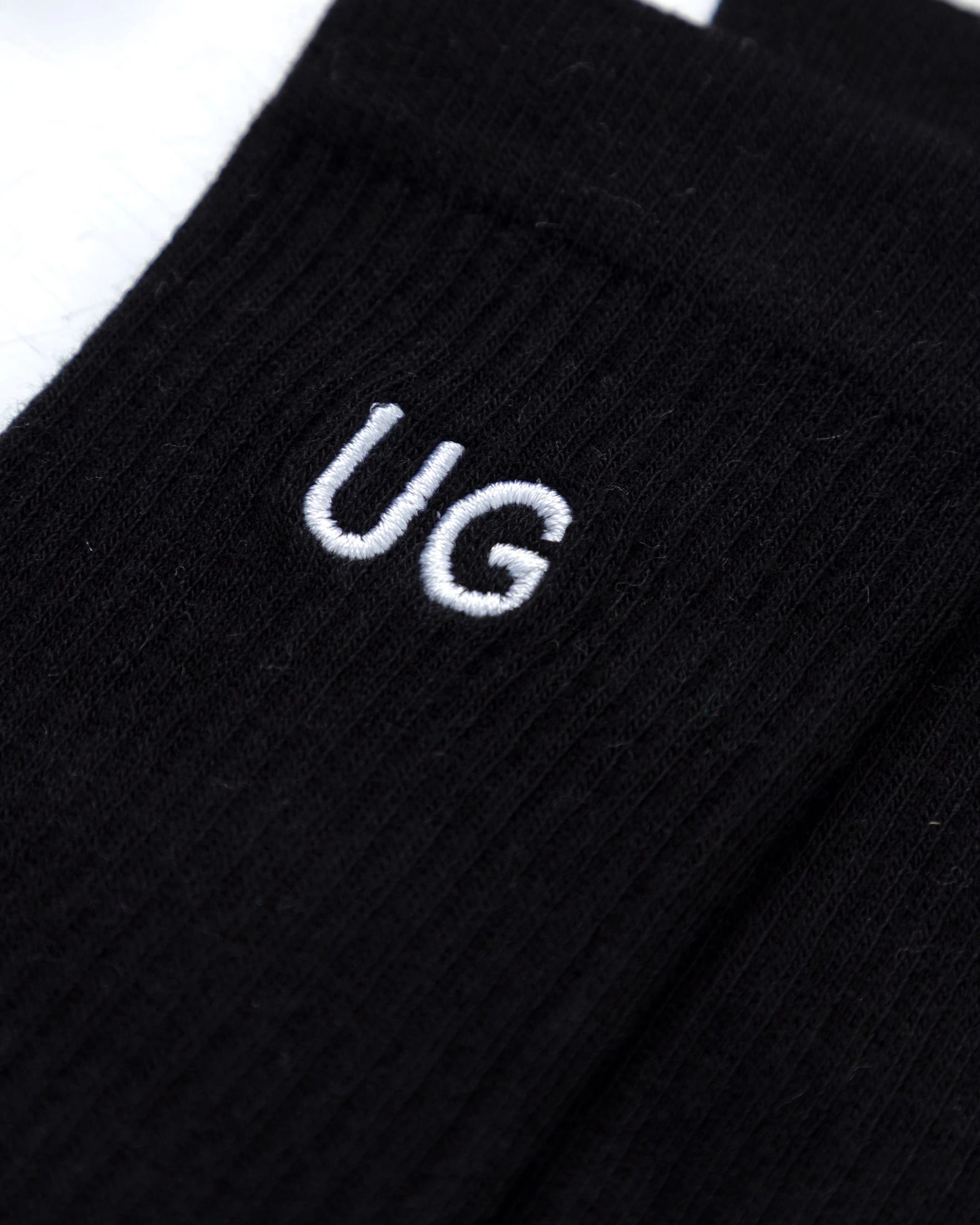 Basics Embroidered UG Socks Black - imagen 2