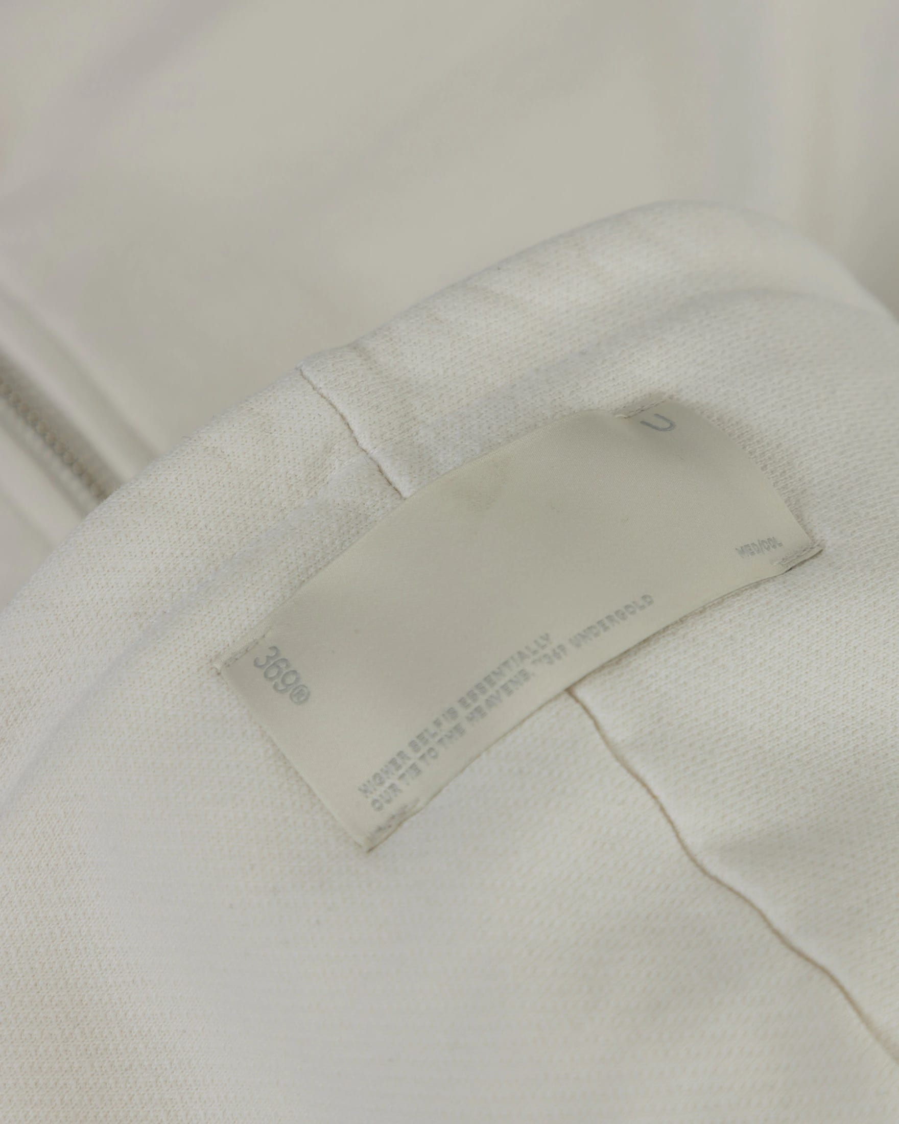 Line Basic Slim Fit Zip Up Cropped Hoodie White - imagen 6
