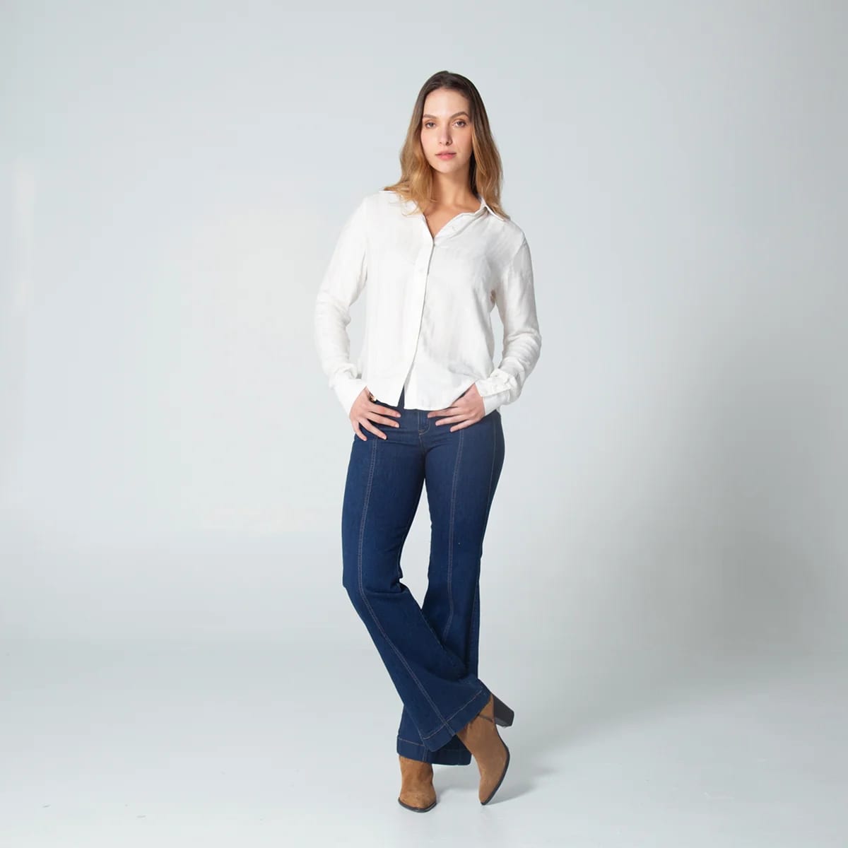 Blusa Camisera Slim Indiry - imagen 2