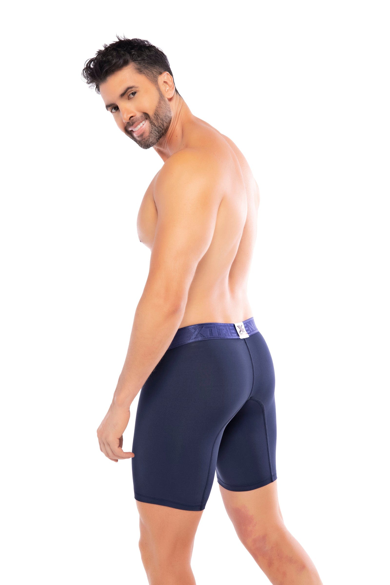 BOXER CLASICO LARGO NYLON AZUL OSC - imagen 2