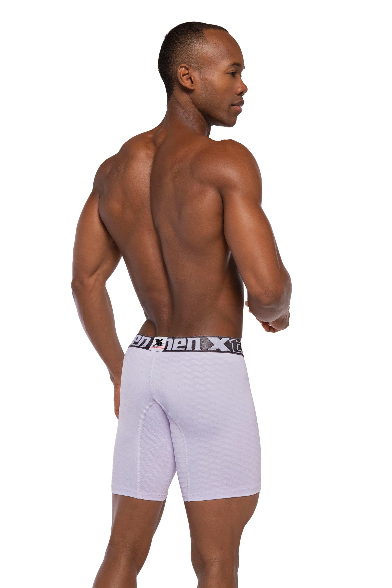 BOXER CLASICO LARGO MICROFIBRA JACQUARD RAYO  BLANCO - imagen 2