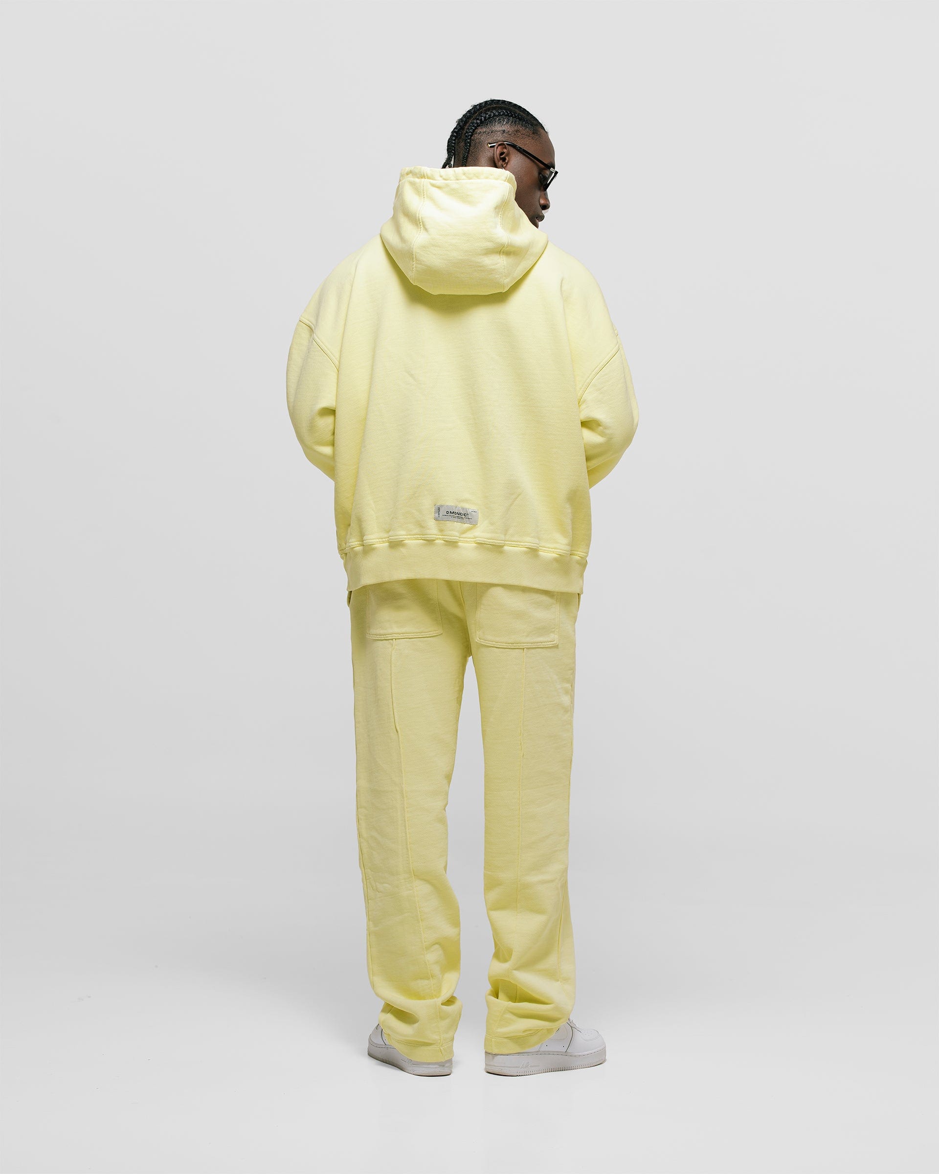 Hoodie Oversized Básico V3 - Amarillo Pastel - imagen 3