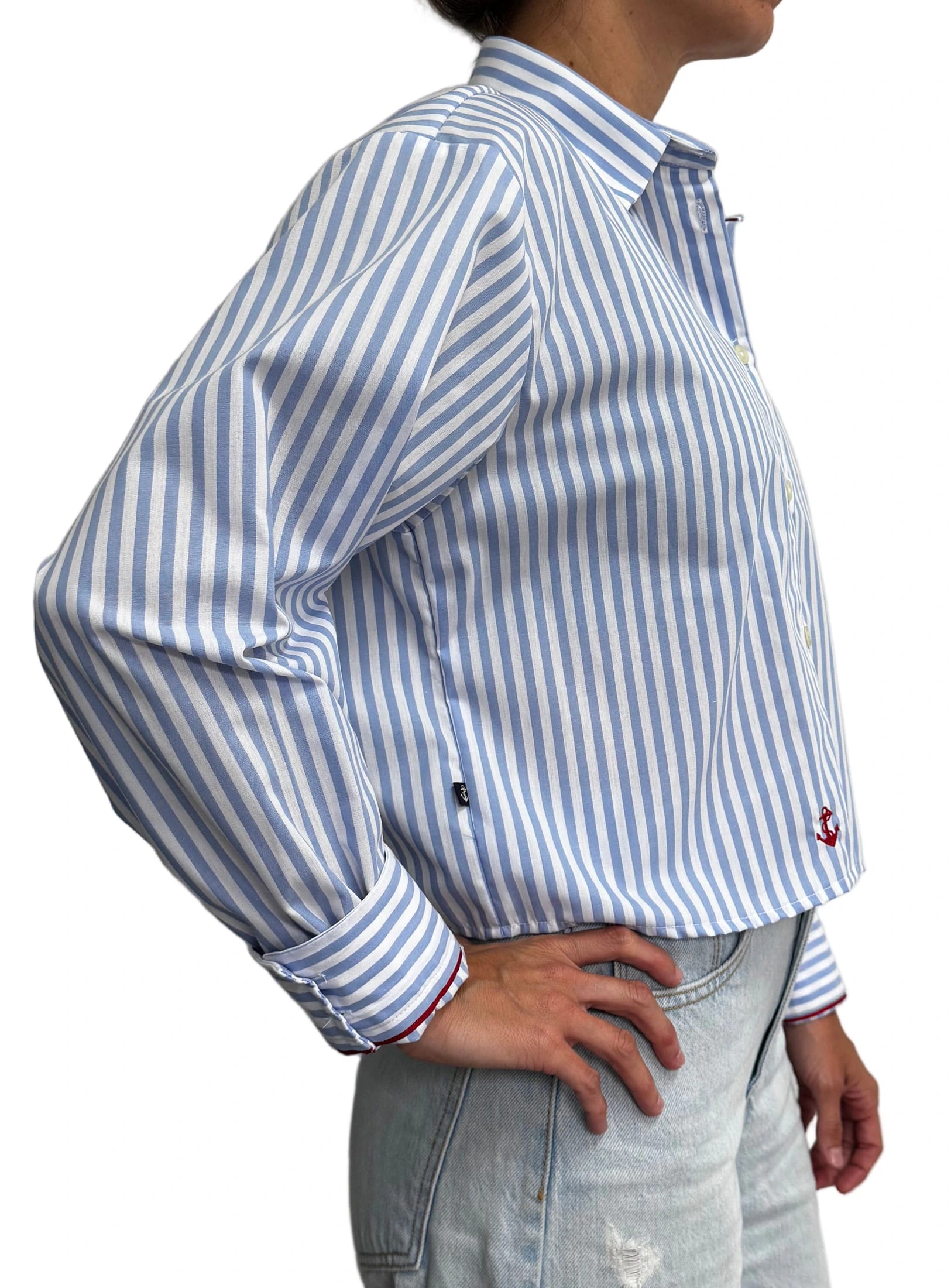 Blusa Rayas Navy - imagen 9
