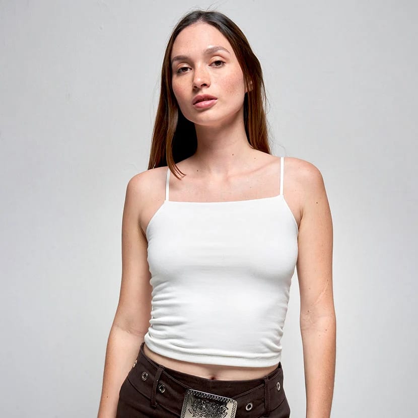 NEOMI WHITE BASIC TOP - imagen 14
