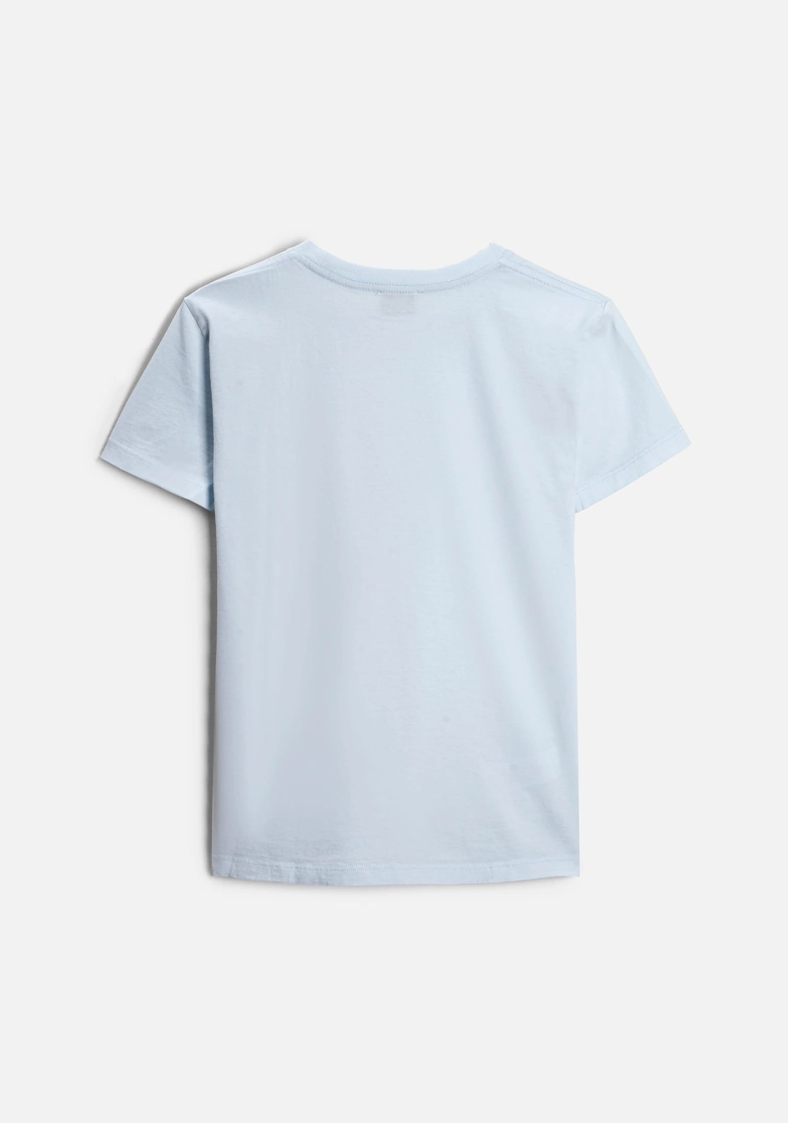 Camiseta M Unicolor CR L-Atn Azul Claro - imagen 3