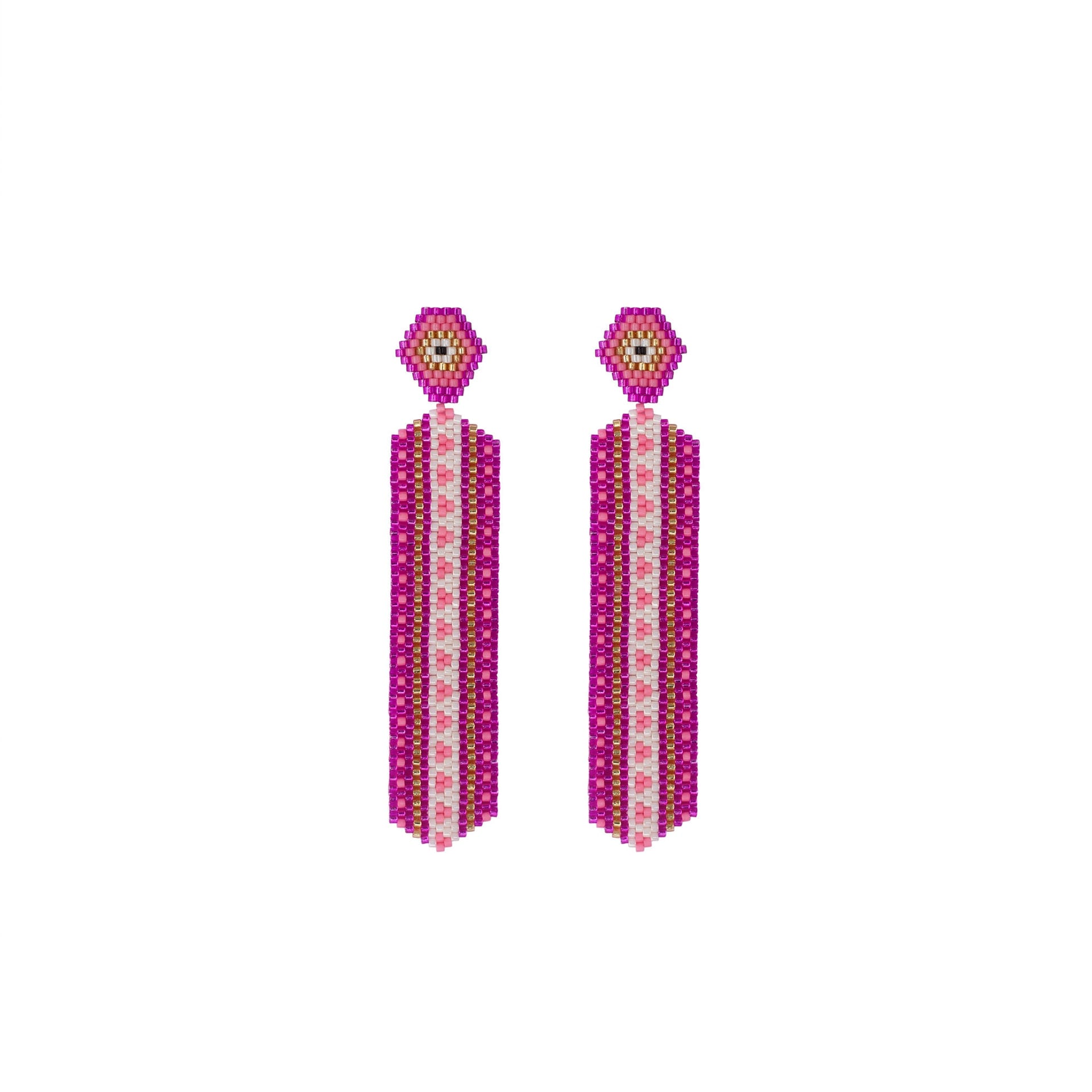 Aretes Griegos Haiku Pink Panther - imagen 1