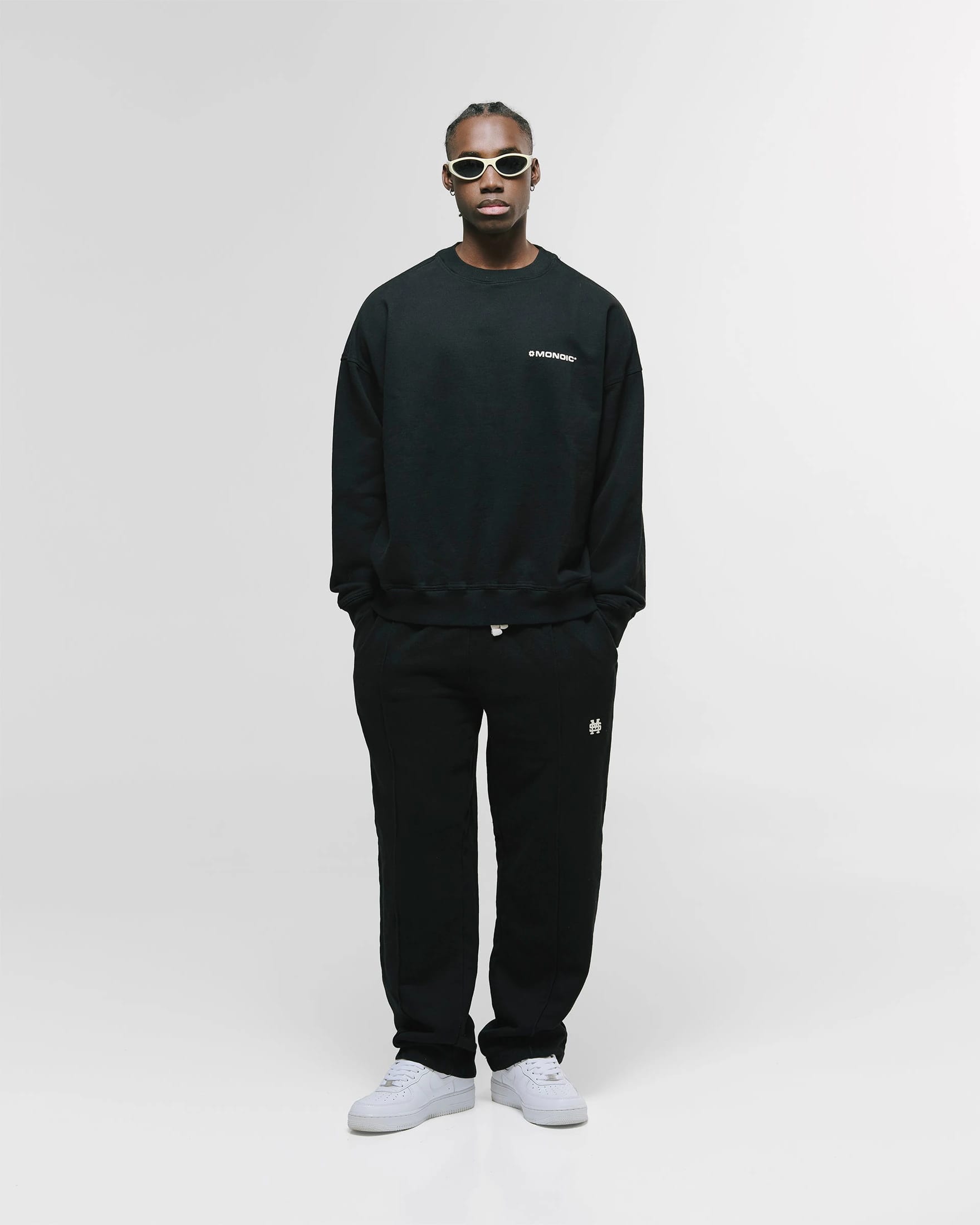 Crewneck Oversized Básico V3 - Negro Oscuro - imagen 3