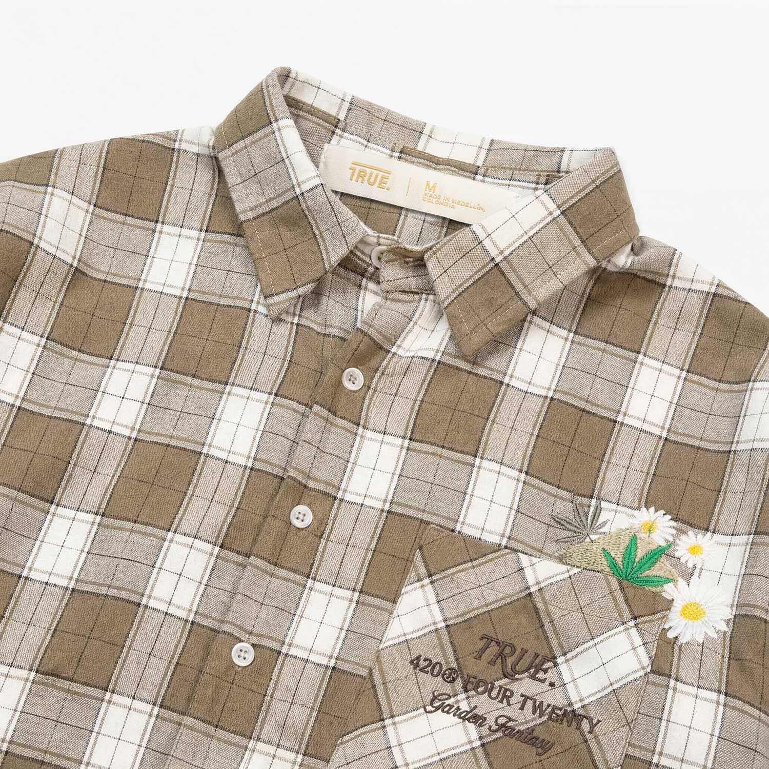 Garden Plaid Shirt - Cream - imagen 3