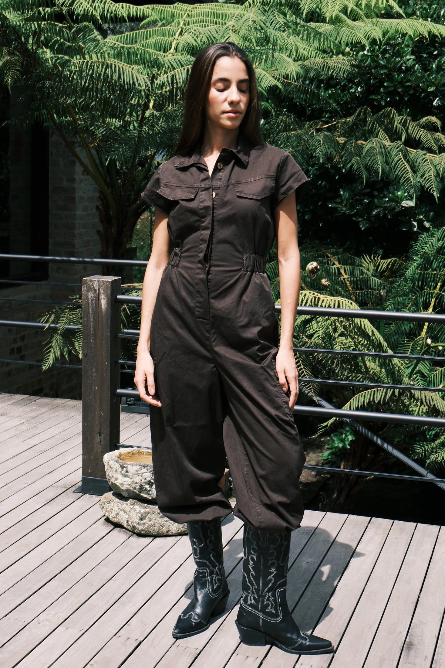 Organic Cotton Cargo Jumpsuit - imagen 13
