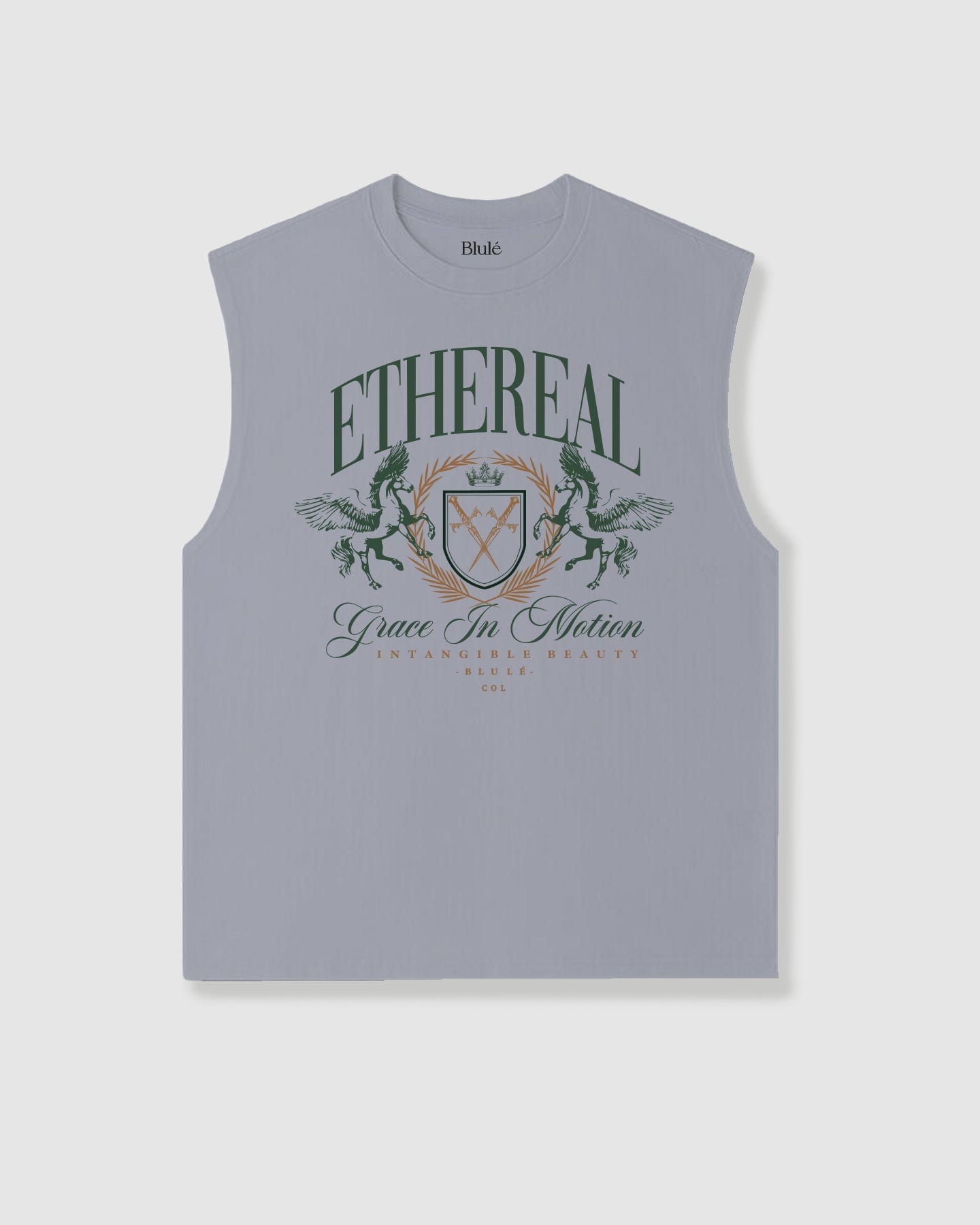 Oversized Sleeveless Ethereal Grey - imagen 1