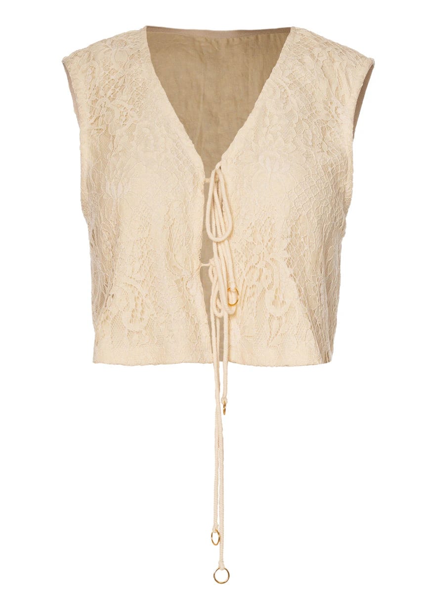 Maaji White Petal Key Vest - imagen 6